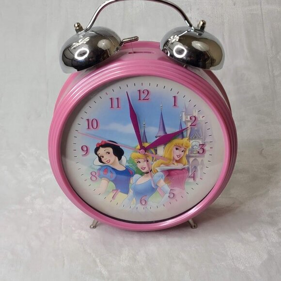 Disney Princess Alarm Clock Twin Bells Snow White Cinderella Sleeping Beauty - Picture 15 of 15